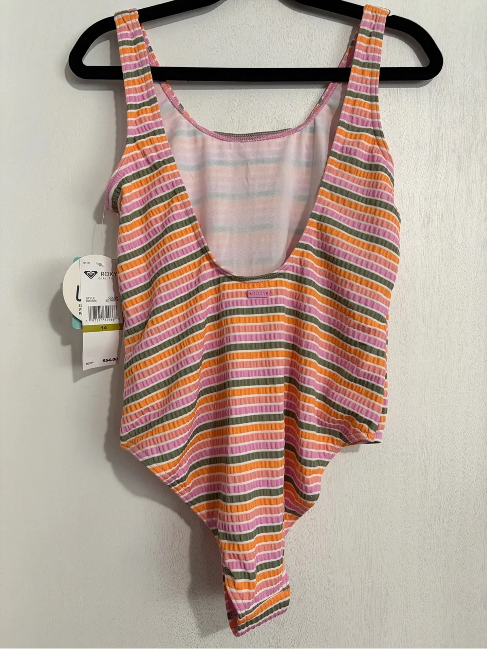 Roxy Girls’ Striped Swimsuit - Picture 2 of 4